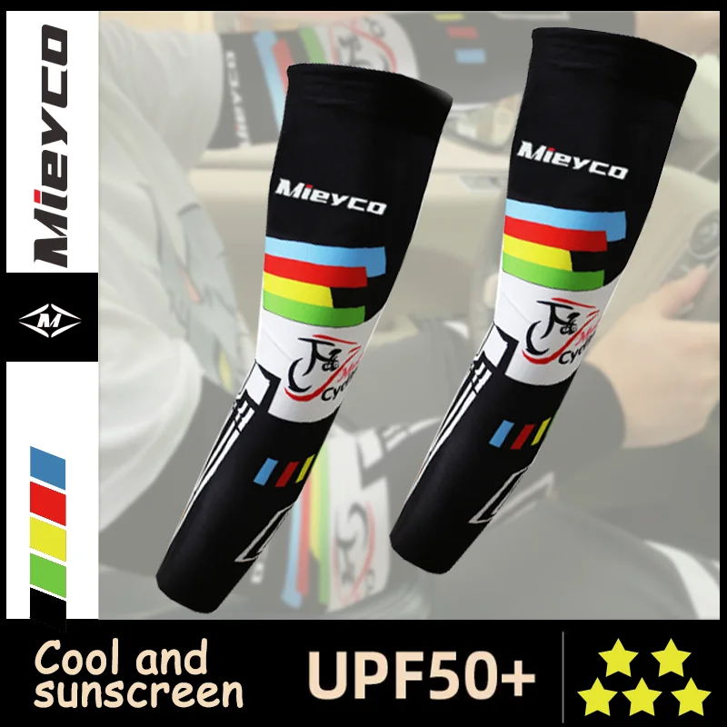 Cycling Arm Sleeves UV Sun Protection Breathable MTB Bike Running Arm Warmers Outdoor Sports Cuffs for Men Women