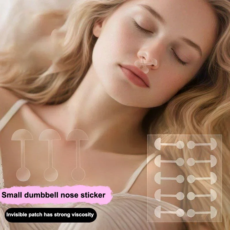 50Pcs Shrinking Nose Wing Stickers Transparent Invisible Nose Shrink Patch Special Narrow Nose Strips Face Care Tool Nose Shaper