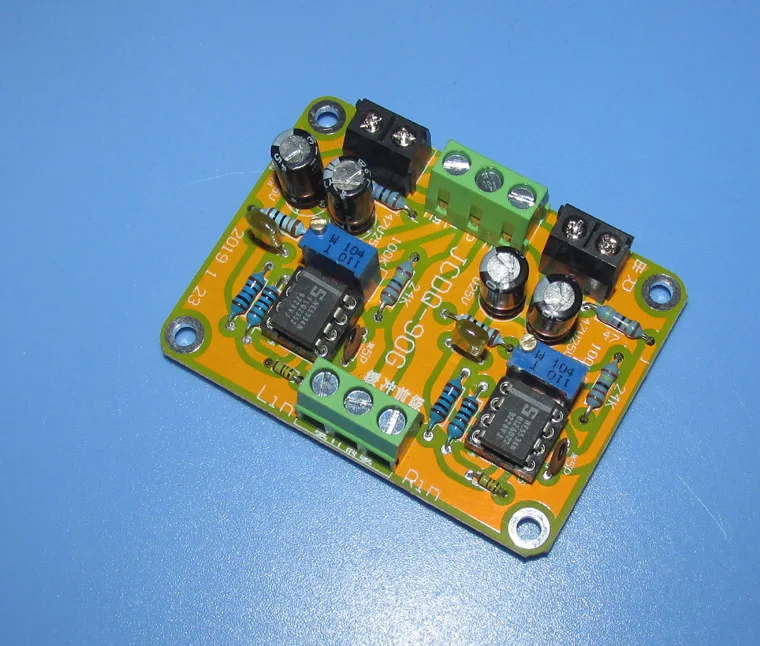 Imagem -05 - Fidelidade Ne5534 dc Buffer Estéreo Op-amp Preamp Placa para Opa627 Ad847 Ad797 Opa637 Único Módulo Alta