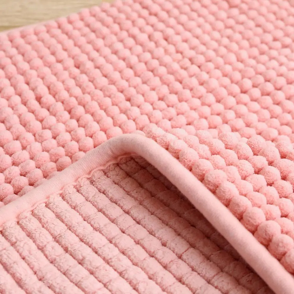 Feet Mat Absorbent Chenille Bathroom Mat Non-slip Washable Bath Rug Thickened Rectangular Living Room Carpets Living Room