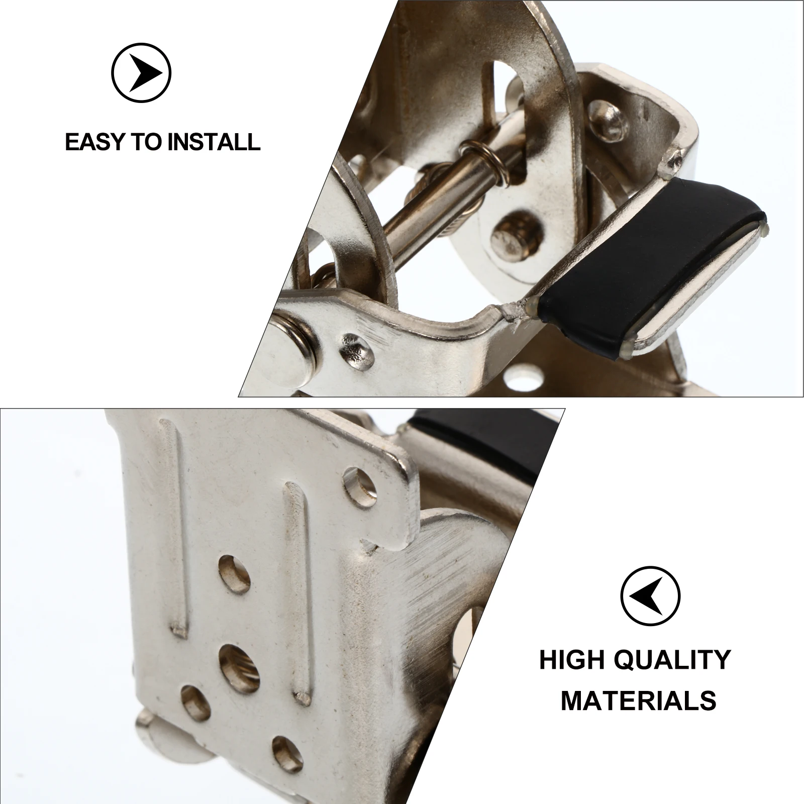 

4Pcs Folding Hinges Heavy Duty Metal Bracket for Table Holder Furniture Accessories Soft Closing Self-Supporting 90-180 Degree