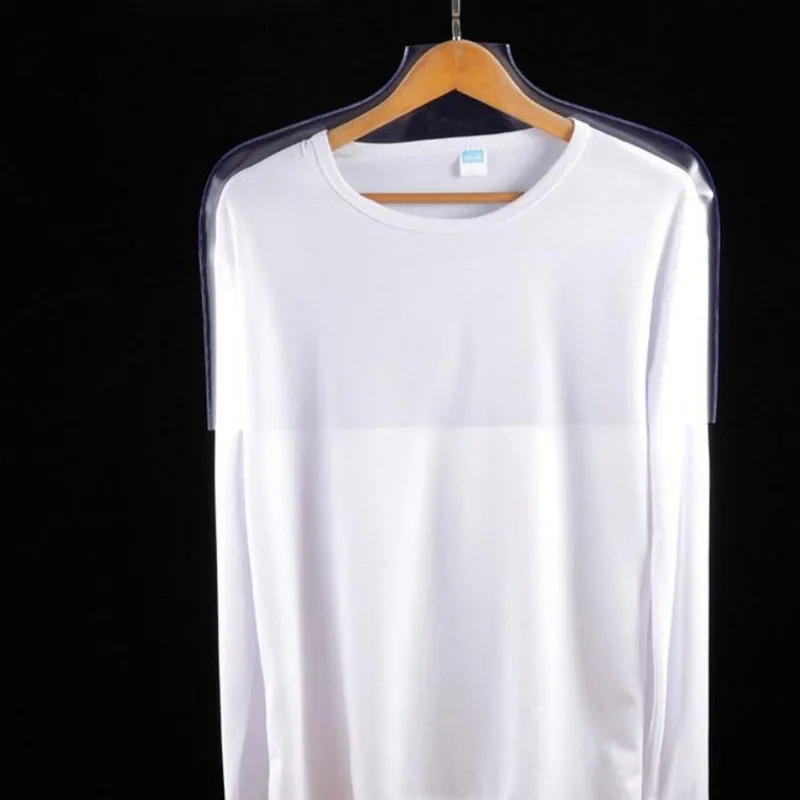 

Прозрачный Пыленепроницаемый Чехол из ПВХ для одежды, мужской костюм, Женское пальто, защитный чехол, шкаф для хранения одежды, подвесная сумка, 10 шт./партия