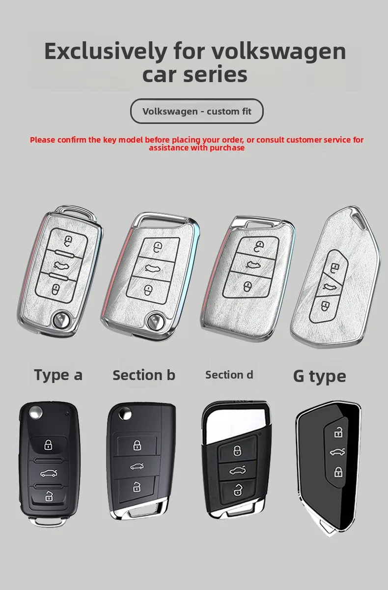 حافظة مفاتيح السيارة غطاء كامل لسيارة VW Volkswagen ID.3 ID.4 Golf 8 2022 2023 MK8 Cupra Skoda Octavia SEAT Leon MK4 Formento #6