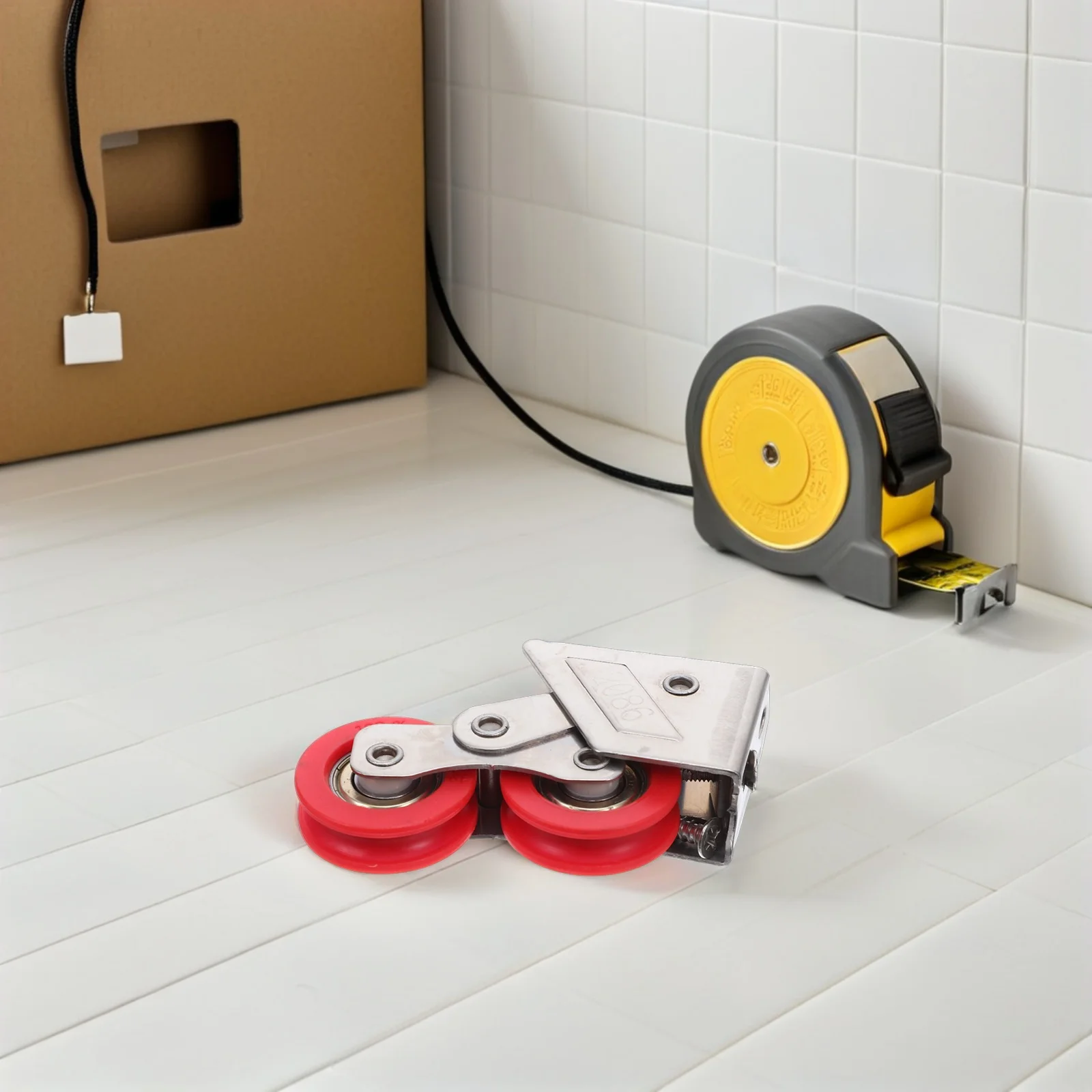 

2Pcs Stainless Steel Sliding Door Rollers Heavy Duty Double Pulley Noiseless Movement Patio Closet Window Replacement