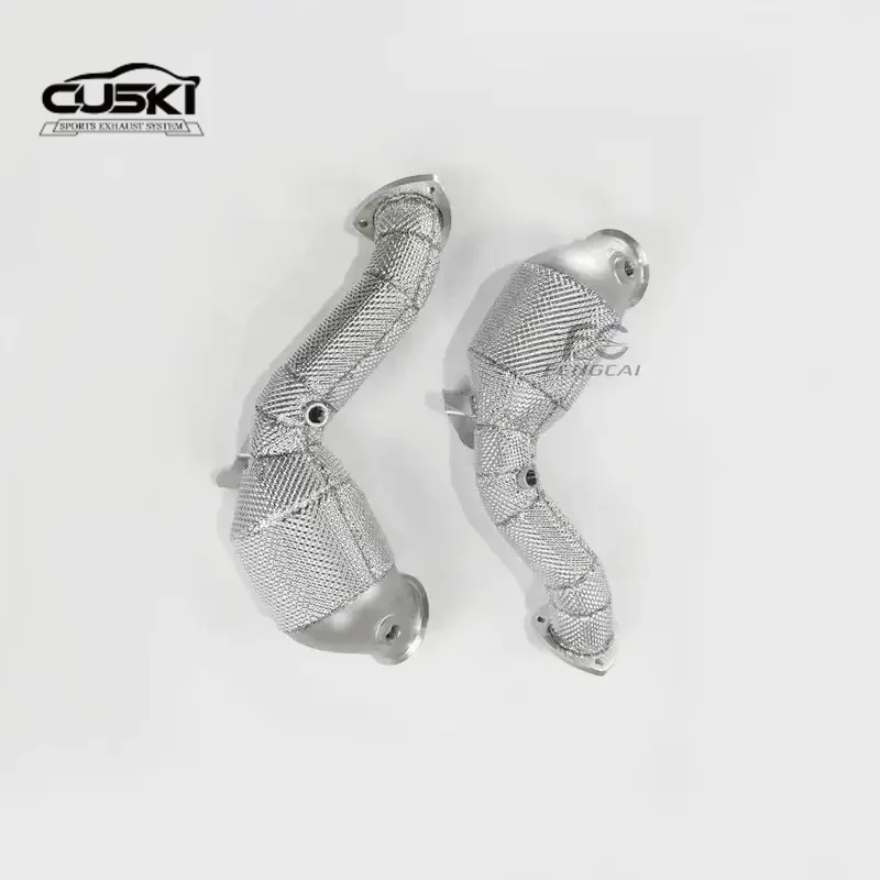 

Stainless steel automotive exhaust retrofit accessories suitable for Aston Martin DBX 4.0T 2021-2023 exhaust pipe downpipe