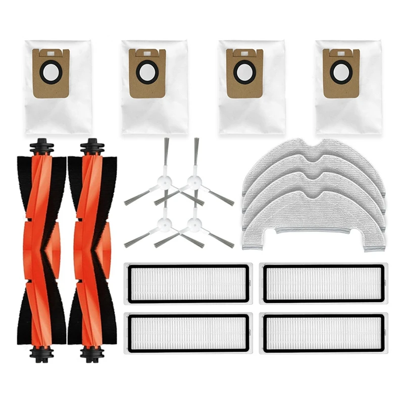 

For Dreame Bot D10 Plus, Z10 Pro, L10 Plus Robot Vacuum Accessories Main Side Brush Hepa Filter Mop