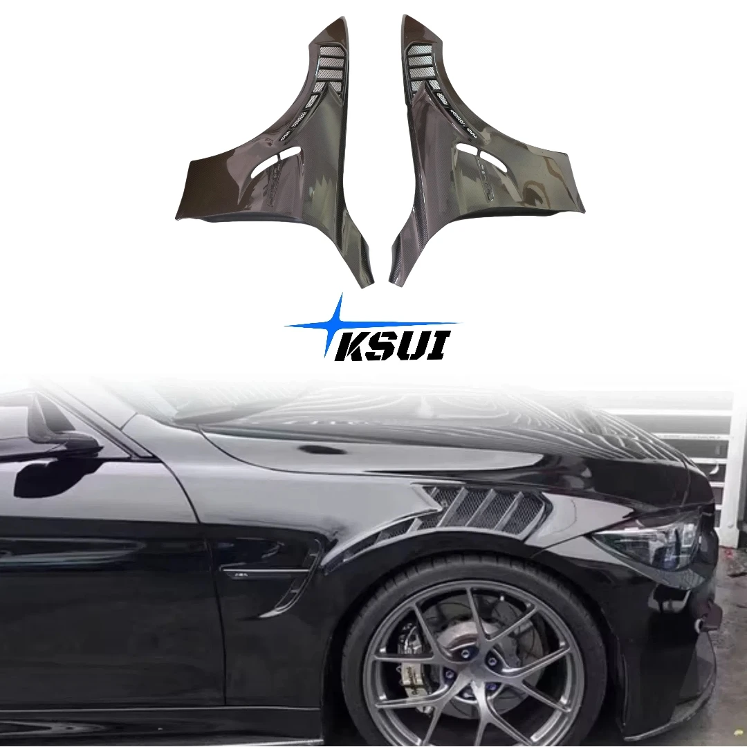 

Car Side mudguard Upgrade RS Style Carbon Fiber Mud Guards Auto Exterior Accessories for bmw M3 M4 F80 F82 Carbon Fiber mudguard