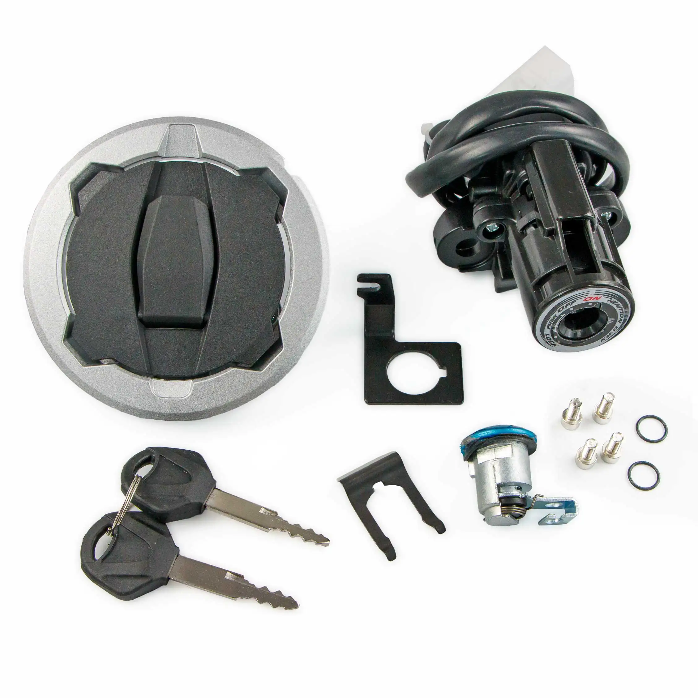 

Fit For 2024 - 2025 Kawasaki Ninja 500 SE Z500 Motorcycle Ignition Switch Seat Lock Key Set EX500 Ninja500 24 25