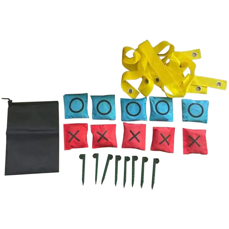 

Новый игровой набор Tic Tac Toe, ткань для отдыха на открытом воздухе Tic Tac Toe с колком для мальчиков и девочек, взрослых, семейный в помещении