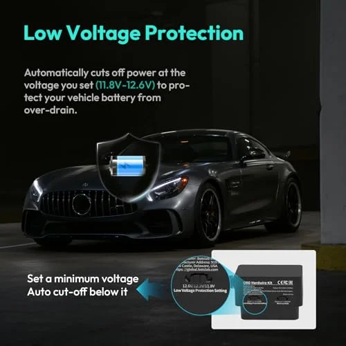 Original BOTSLAB OBD Hardwire Kit Stromkabel Exklusiv für BOTSLAB Dashcam G980H/G300H/HK40/HK30 Unterstützt Parkmodus – Detail 4