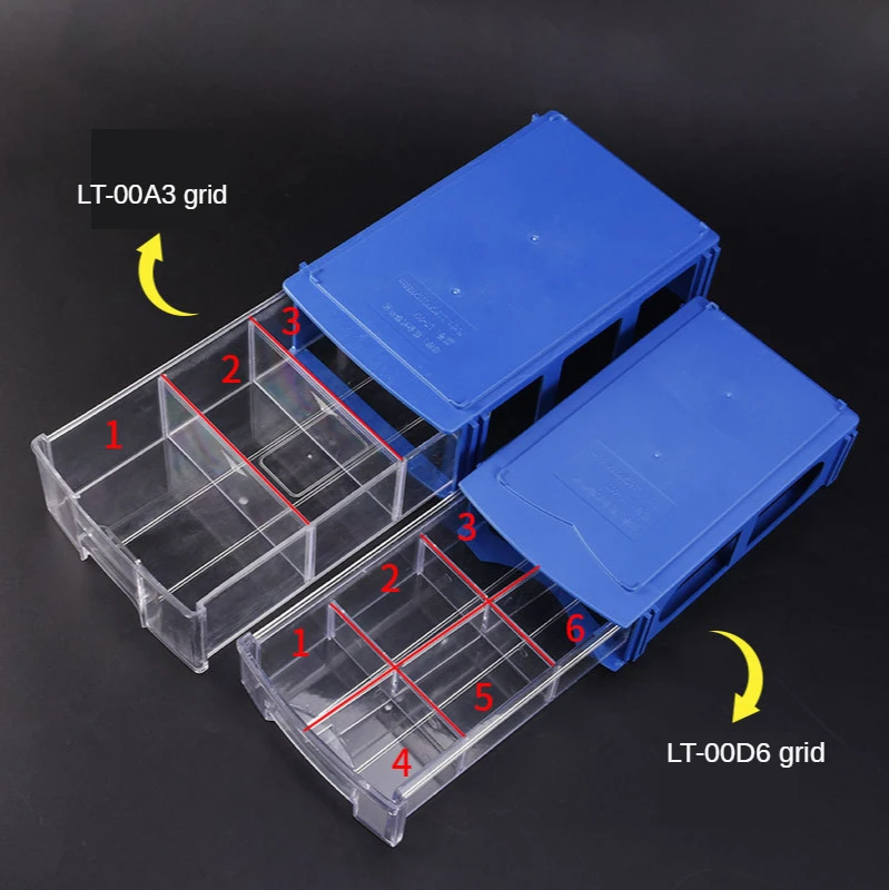 Thick Plastic Parts Cabinet Combined Drawer Component Boxes Building Block Material Box Home Storage Boxes Supplies Toolbox