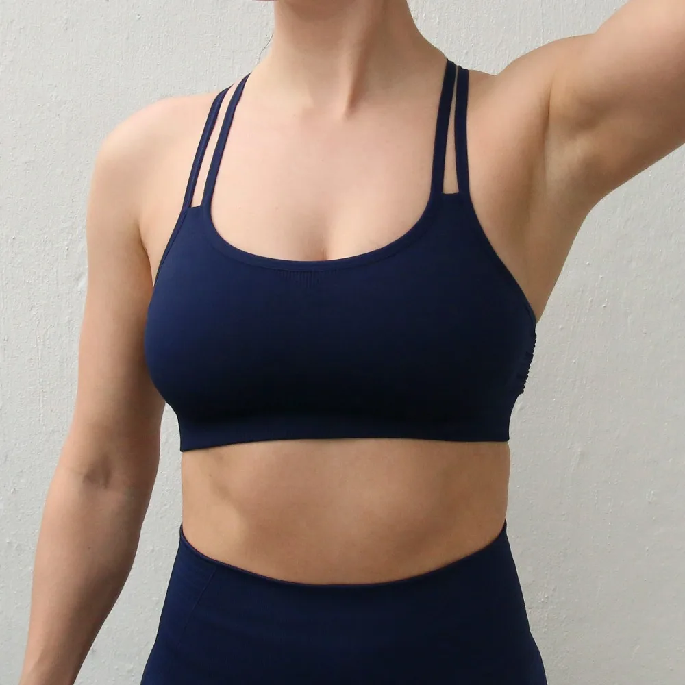 Nepoagym reggiseno senza cuciture da donna reggiseno da allenamento Fitness Yoga