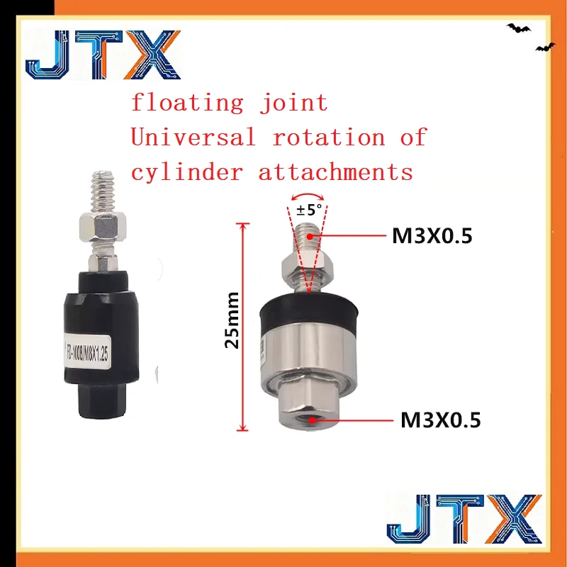 2Pcs/Lot Fd-M3X0.5 Fd-M5X0.8 Fd-M8X1.25 Fd-M12X1.25 Fd-M20X1.5 Fd-M27X2.0 Fd-M3…