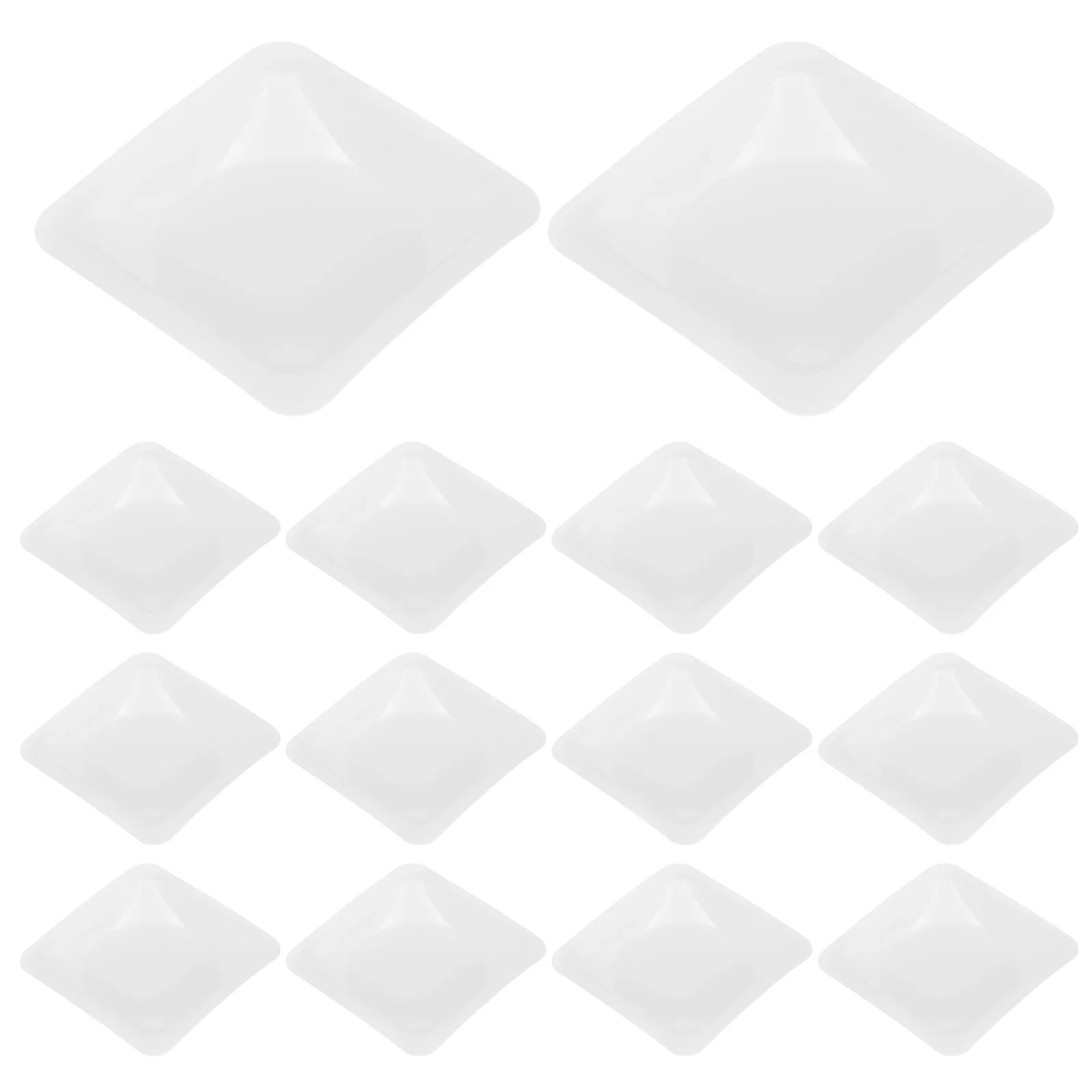 100pcs Weighing Instruments Laboratory Evaporating Dishes Hexagon Lab Trays Petri Dishes Tray Balance Weigh Boat Large Small Lab