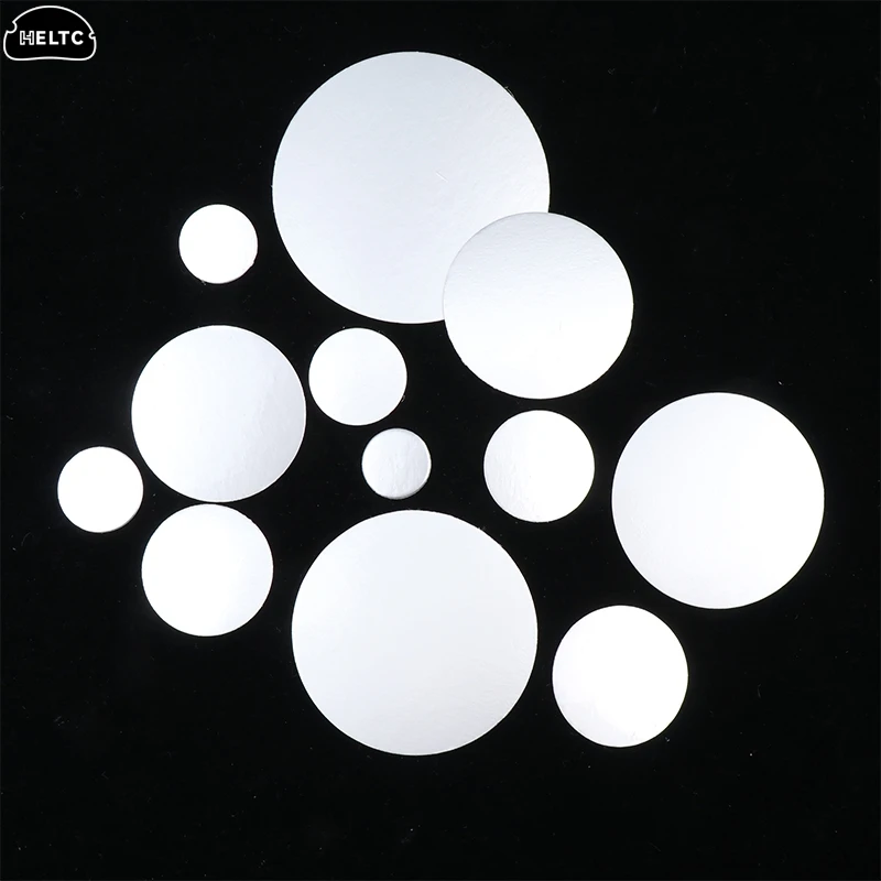 200Pcs Seal Cap Lining Tamper Resistant PET Electromagnetic Aluminum Foil Induction Gasket For Cosmetic Jar Bottle Pot 20mm-82mm