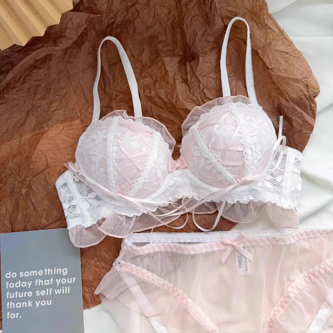 

Japanese Style Lolita Princess Wind Lace Lace Lingerie Design for Girls Push-up Bra Women Underwear Push Up Bra