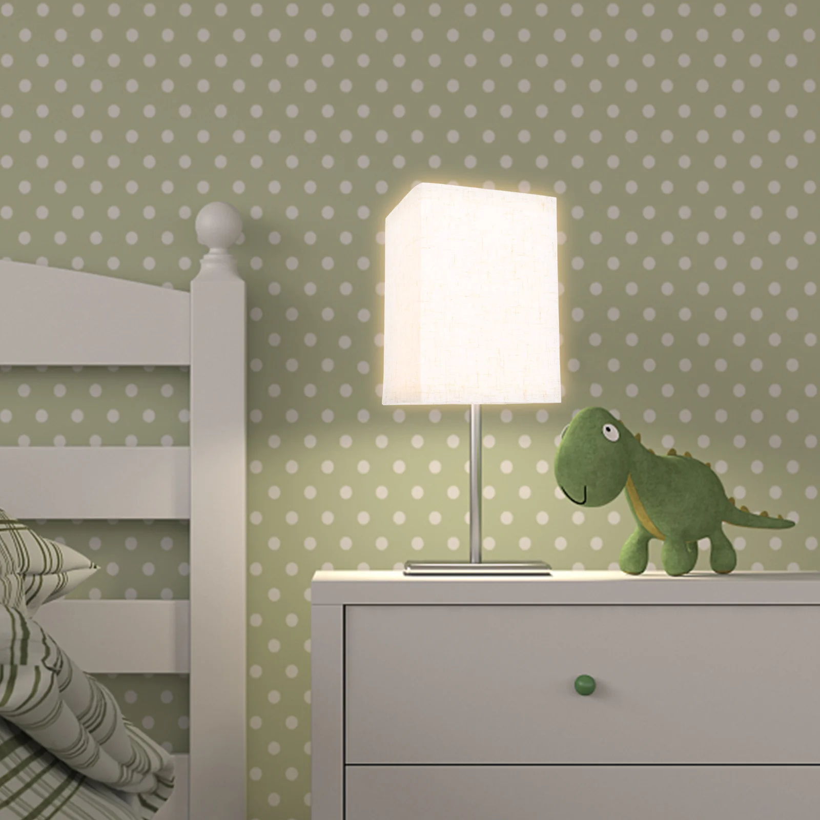 

Detachable Square Lampshade Cloth Cover Foldable Lamp Shade Desk Lamp Accessory Decorative Lampshades for Table