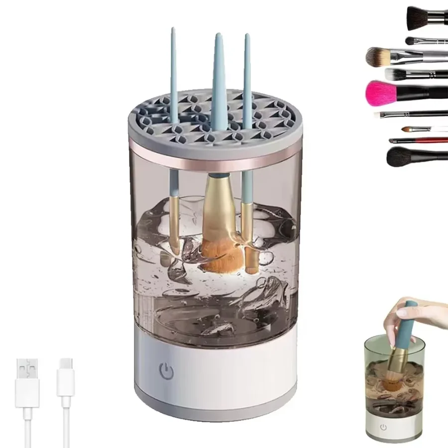 

Automatic Electric Makeup Brush Cleaner USB Plug Portable Eyeshadow Brush Holder Holder Tools and Dryer Beauty Makeup Tools