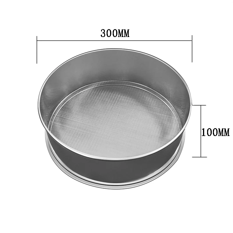 30 سنتيمتر الكهربائية تهتز الغربلة آلة مسحوق فحص آلة الفولاذ المقاوم للصدأ مختبر غربال شاكر تهتز الشاشة 1350N/دقيقة #6