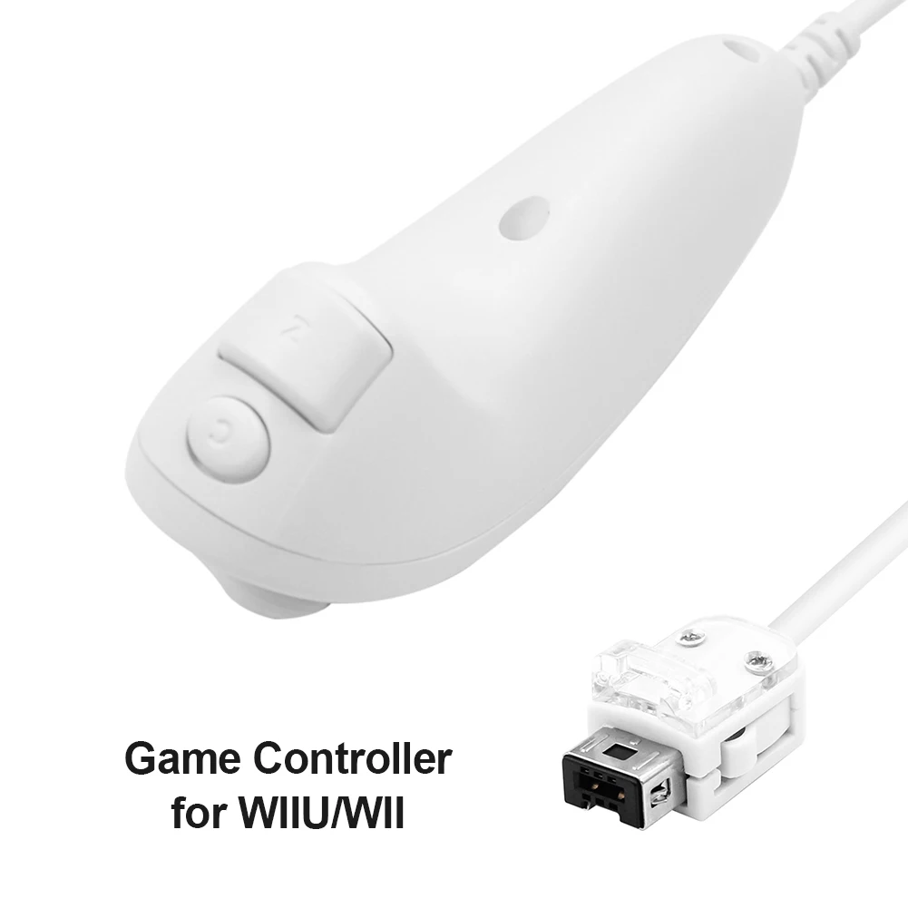 

Game Controller Gamepad Gaming Accessories Joystick Replacement for Nintendo Wii Wii U Nunchuk Wired Game Controller Accessories