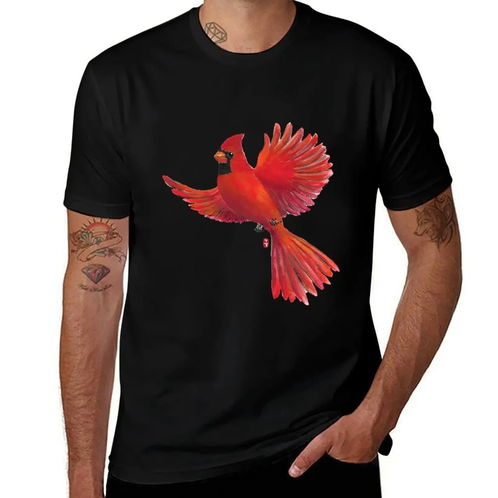 

Cardinal Bird T-Shirt funny gifts man t shirt anime funny t shirts men