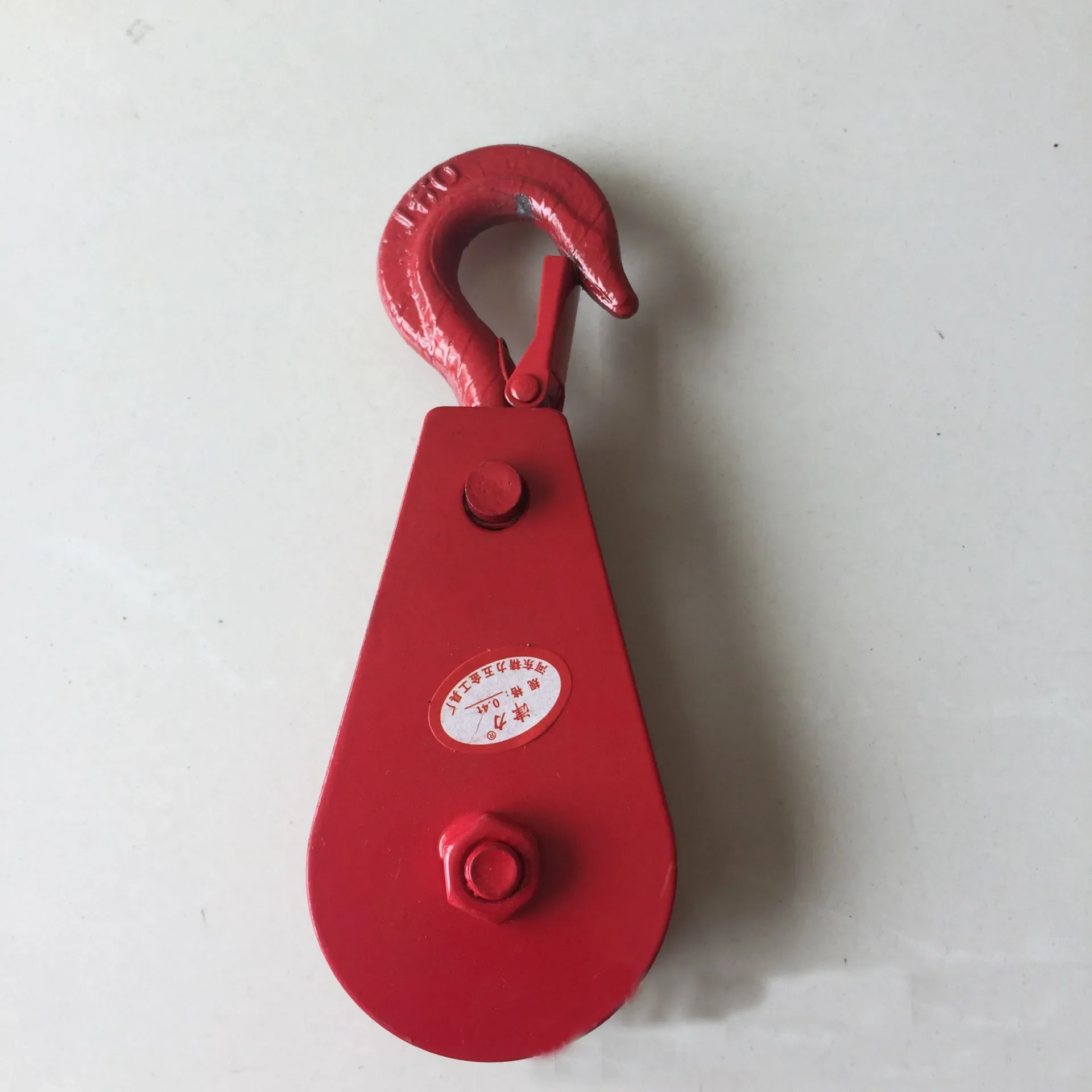 Factory Supplied Mini Circular Pulley Hook 0.1t-0.4t Rope Sheave Pulley Hoist Pulley System