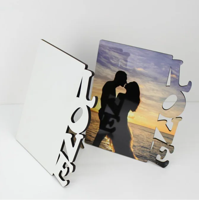 Free Shipping 10pcs/lot 180*150*5MM MDF Sublimation Blanks DAD Photo Frames For Custom Father's Day Gifts