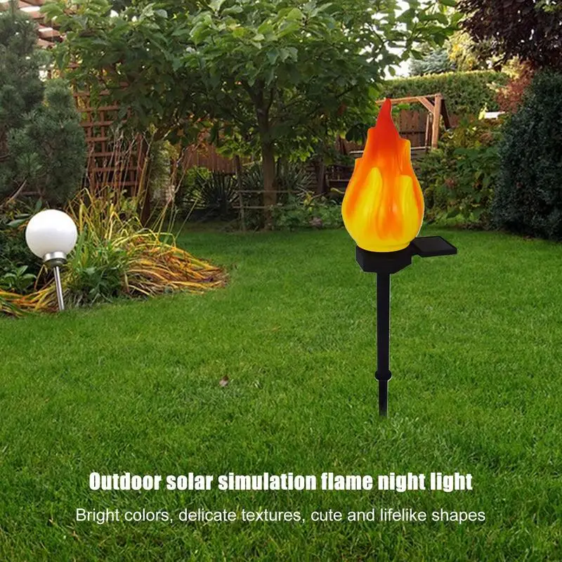 

Solar Torch Lights Landscape Pathway Flame Torches IP65 Waterproof Solar Outdoor Light Super Bright Flickering Flame For Patio