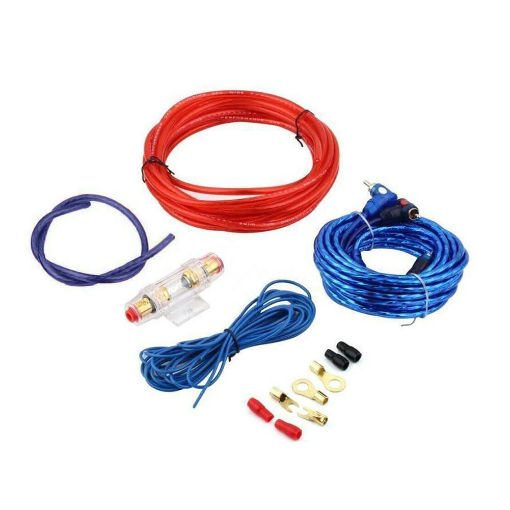 4.5m 10 GA Car Control Audio Cable Kit for Auto Subwoofer Wiring Power Amplifier Wire AMP Auto Audio Cables