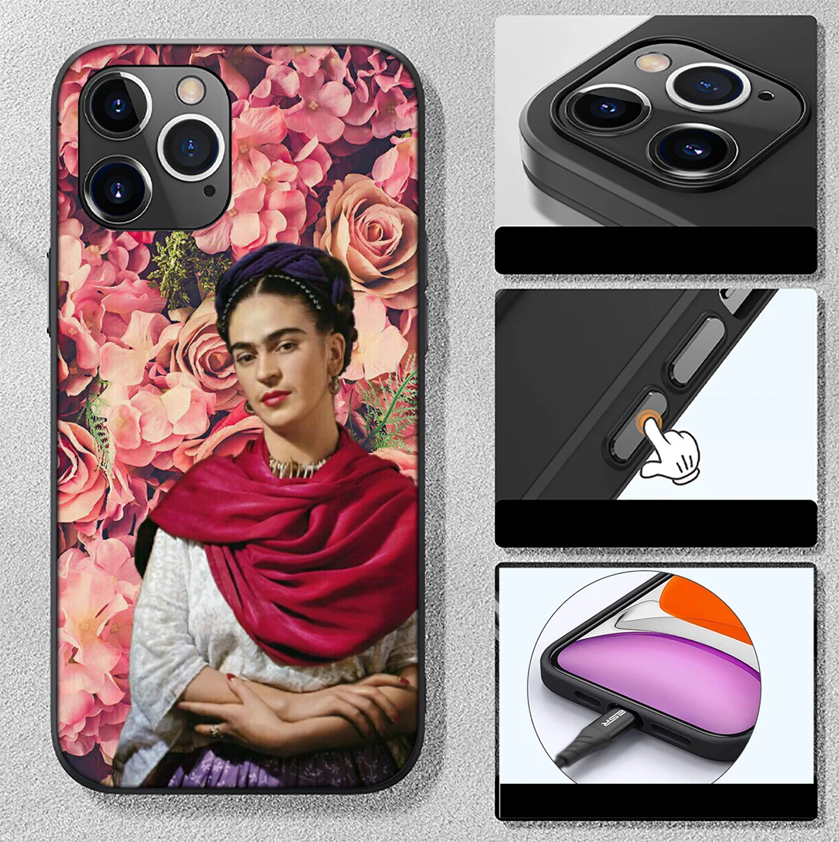 Frida-Kahloes New High-End Soft Case for Realme C3 C2 3 3i 5i 5 6s 6 7 8 8i 9i Pro