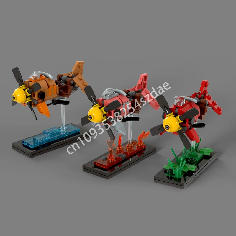 

279 шт. MOC антигравирующий зумер, строительные блоки, детское логическое мышление, практические способности, рождественская игрушка, подарок, конструкция кирпича