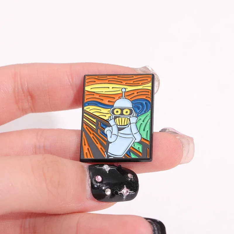 Comedy Anime Cartoon Role Brooch Enamel Pins Creative Oil Art Painting Brooches Clothes Lapel Badges Jewelry Gift for Kid Friend