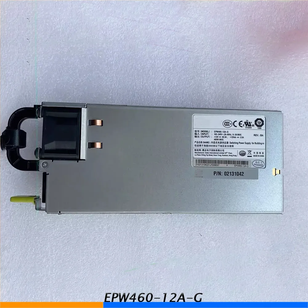 Server Power Supply For HUAWEI Model:EPW460-12A-G 460W RH2288H RH1288 RH5885V3  Can be Connected to The Mine