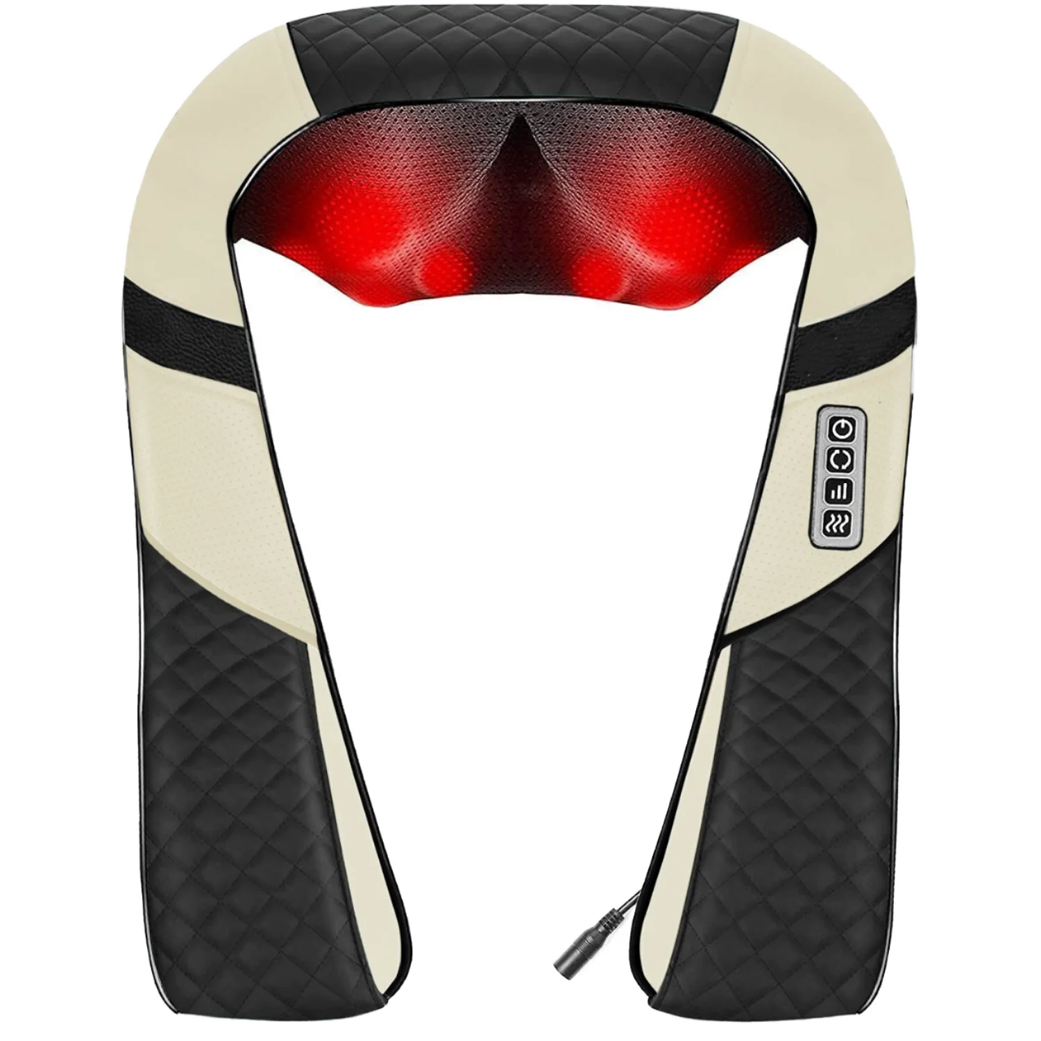 STLF2025 Masajeador eléctrico portátil Shiatsu para cuerpo y espalda Máquina calentada para aliviar el dolor por vibración de cuello y hombros