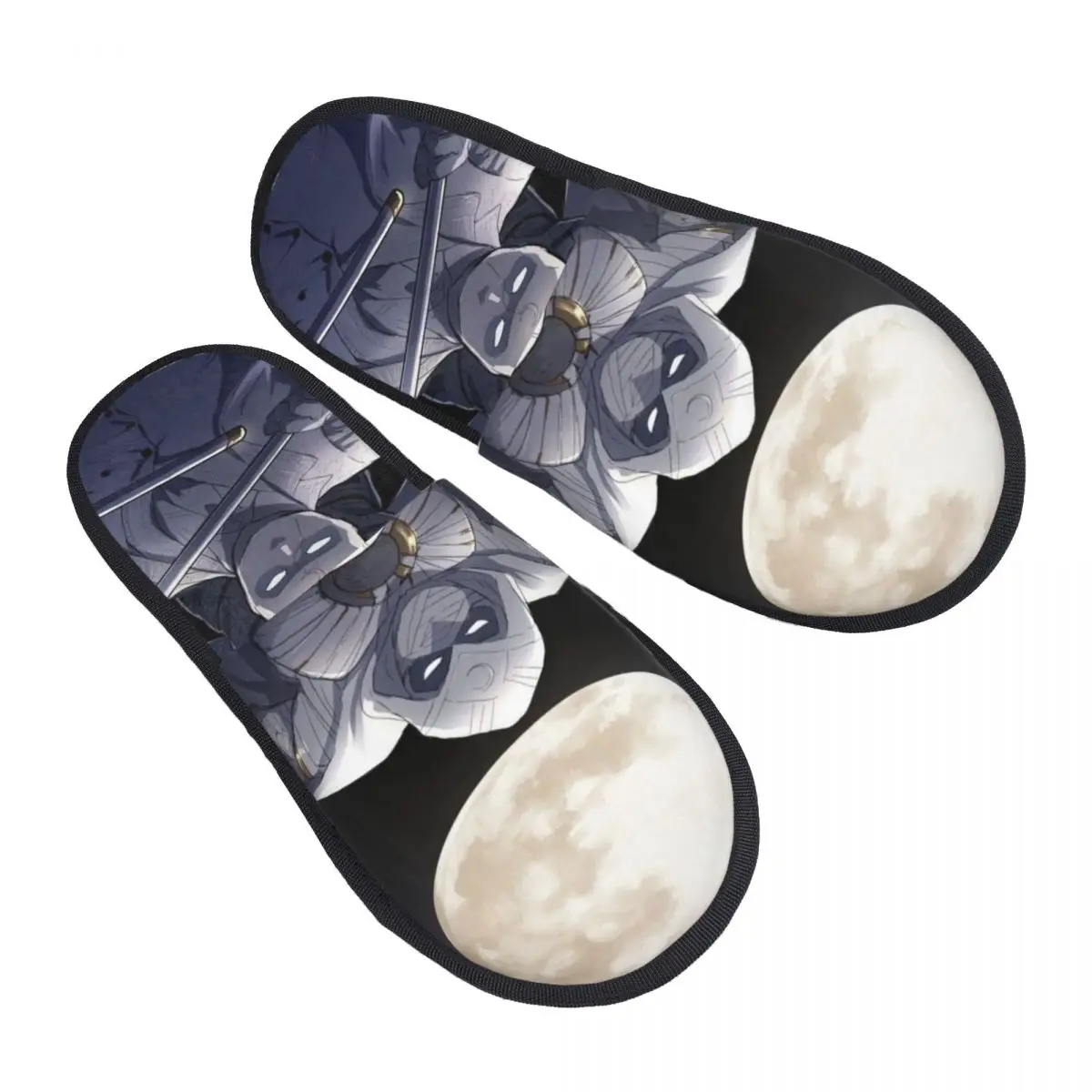 

Custom Moon Knight Movie Memory Foam Slippers Women Soft Warm House Slippers