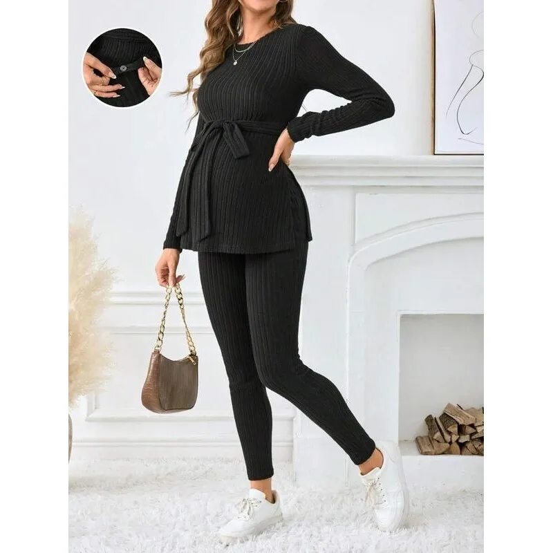 

Maternity Knitted Top T 16443 Sve Outerwear for Women Fashionable Spring Season Four Season Wear Comfortable Knitwear