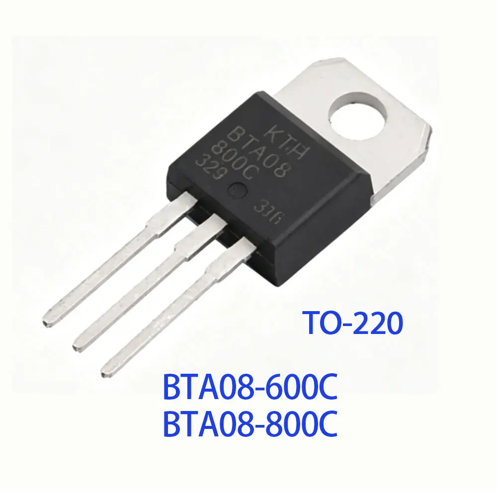 10PCS BTA08-600C BTA08-800C BTA08 IC Chip