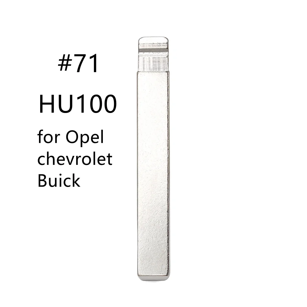 10ชิ้น/ล็อต Lishi HU46 Universal Car Key Blade สำหรับ Opel Vauxhall Corsa Astra Vectra Signum สำหรับ Xhorse VVDI KD Remote 49 # ว่างเปล่า