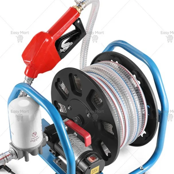 12V24V220V Electric Diesel Oil Pump Small Oil Pump Metering Refueling Gun Portable Oil Pump Equipment
