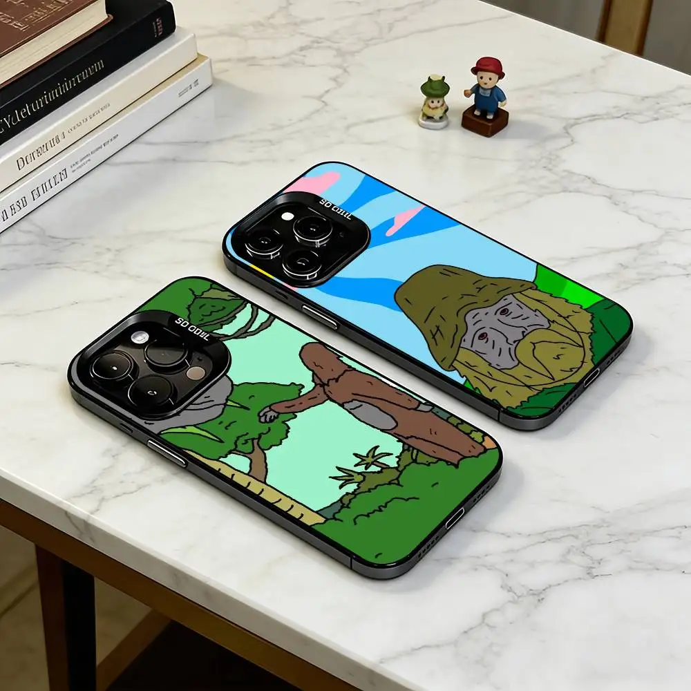 

Quirky T-The Big L-Lez Show Phone Case For iPhone 17,16,15,14,13,12,11 Plus,Pro Max,XS,Colorful Silver Phone case Funda Cover