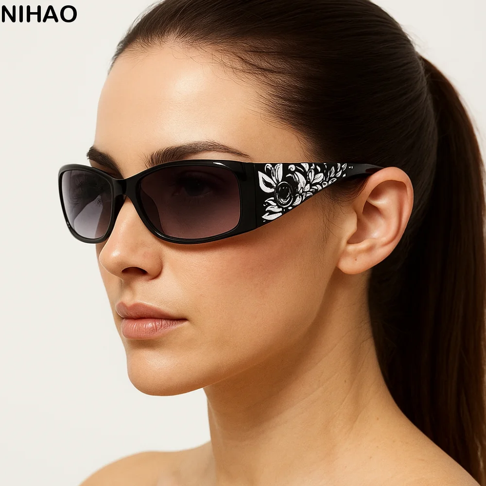 

Luxury PC Rhinestones Sunglasses Y2K UV400 Cat Eye Sun Glasses Korean Styles Sport Sunglasses Shades Eyewear Outdoor