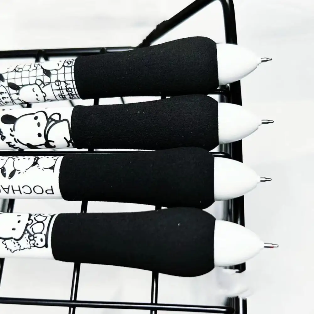4pcs Sanrio Pochacco Gel Pen Set Cute Cartoon Press A Gel Pen Quick-drying 0.5 Ballpoint Pens Stationery Students Supplies image 5