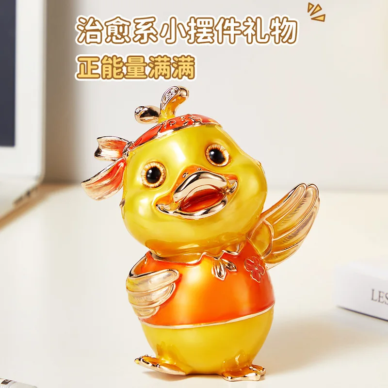 الإبداعية للتزود بالوقود بطة مكتب سطح المكتب الديكور زخرفة صغيرة ملهمة شفاء لطيف #2