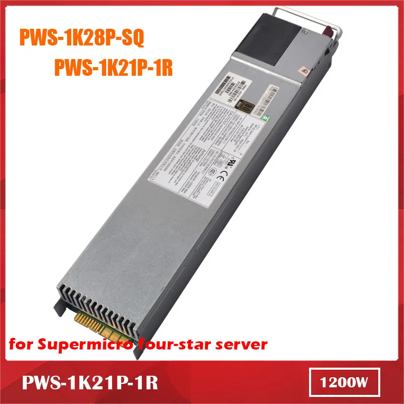 For Supermicro Four-Star PWS-1K21P-1R 1200W Server Redundant Power Supply Module 100% Tested Before Shipping