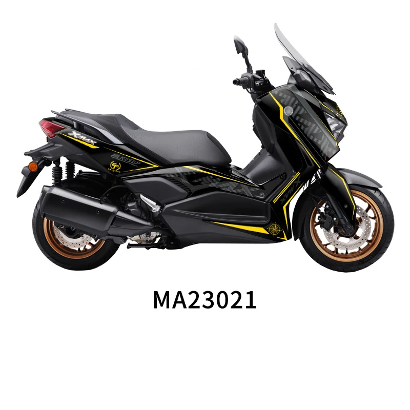 Body Fairing Decoration Sticker Motorcycle Stickers For Yamaha XMAX300 XMAX 300 2023- Holographic Tank Pad Protective Decals