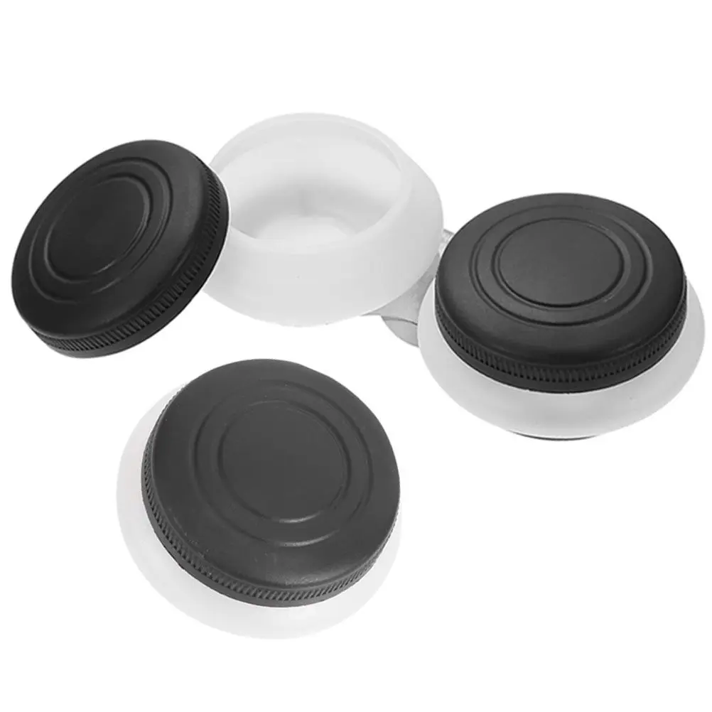 2Pcs Professional Oil Painting Palette Cup Stainless Steel Brush Cleaning Pot with Lid Dual Chamber Design Space-Saving Portable