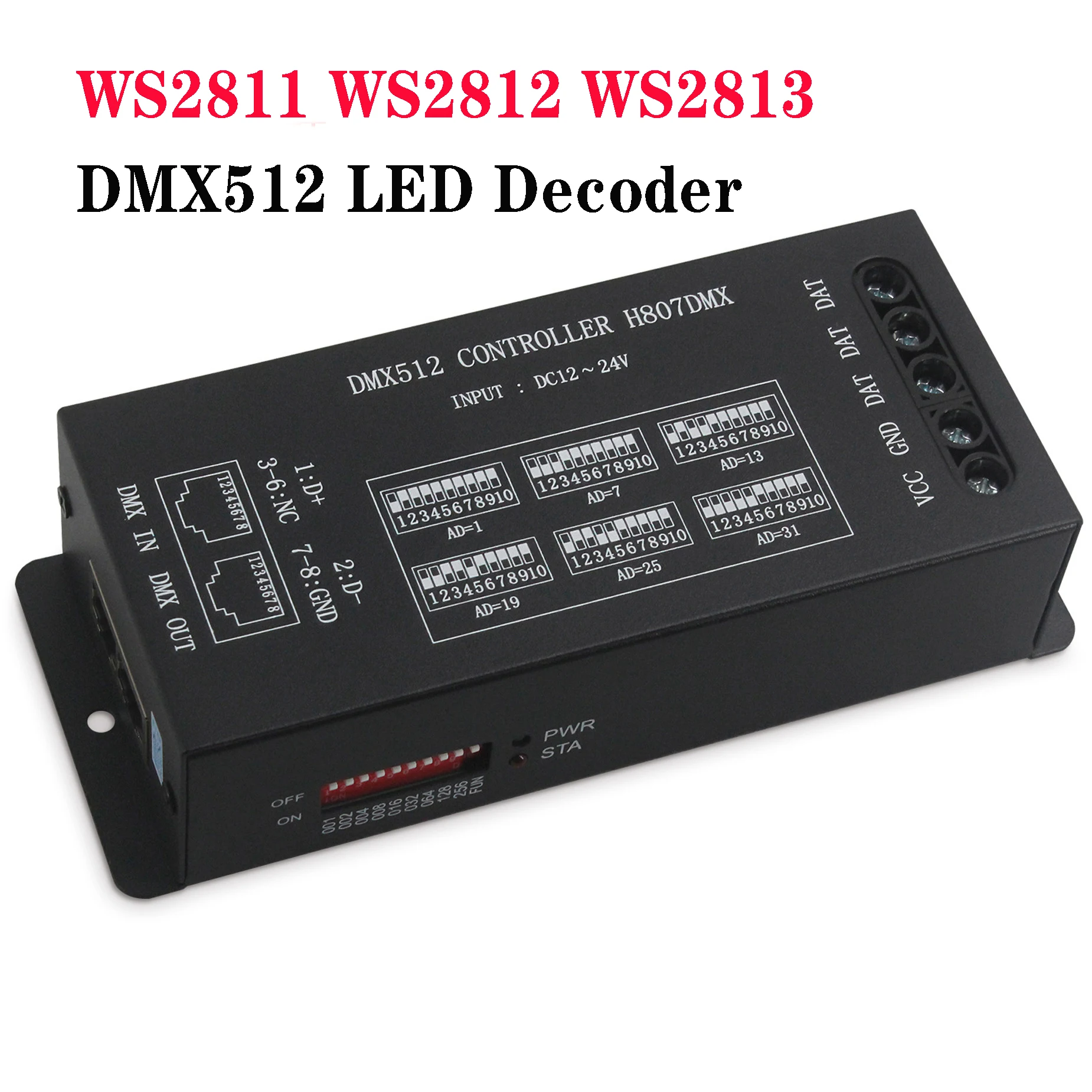 h807dmx-dmx512-led-decoder-dmx-console-to-spi-rgb-controller-for-ws2811-ws2812-ws2813-led-strip-light