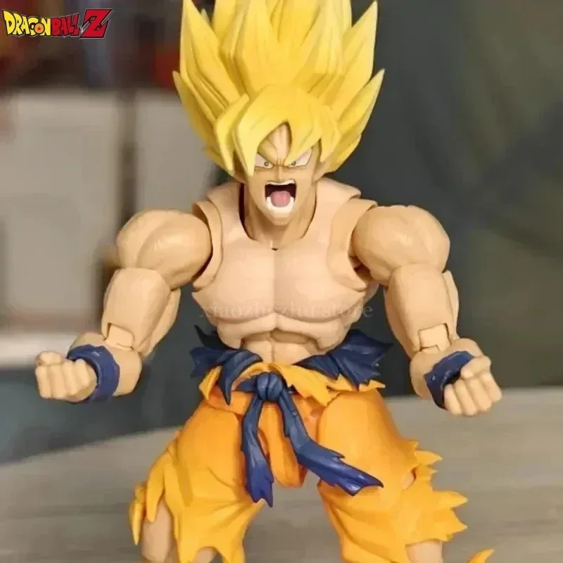 

Bandai Dragon Ball S.h.figuarts Goku Trunks Vegeta Anime Figure Goku Kakarot Torankusu Kit Super Saiyan Frieza Action Toy Gifts