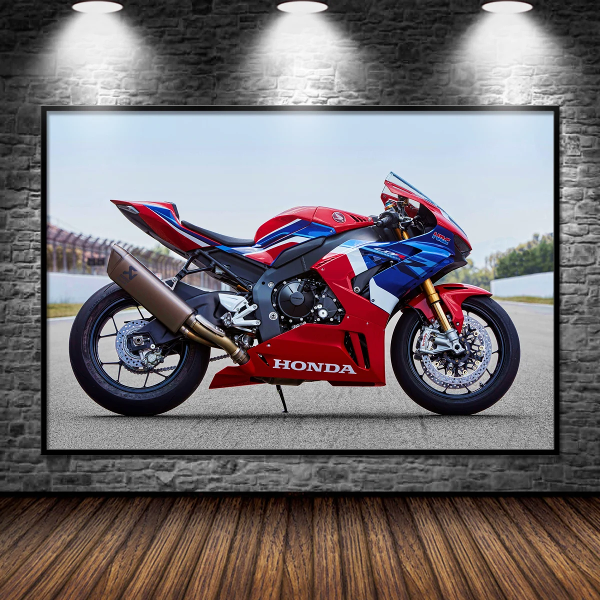 Hondas CBR1000RR-R Fireblade SP 4K Superbikes Posters and Prints Modern Fabric Wall Art Canvas Paintings Home Living Room Decor