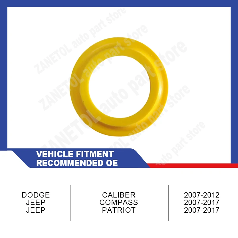 5105822AA TC6487 ZANETOL Coil Spring Seat Insulator for DODGE CALIBER 2007~2012 for JEEP COMPASS 2007~2016 JEEP PATRIOT 2007~16